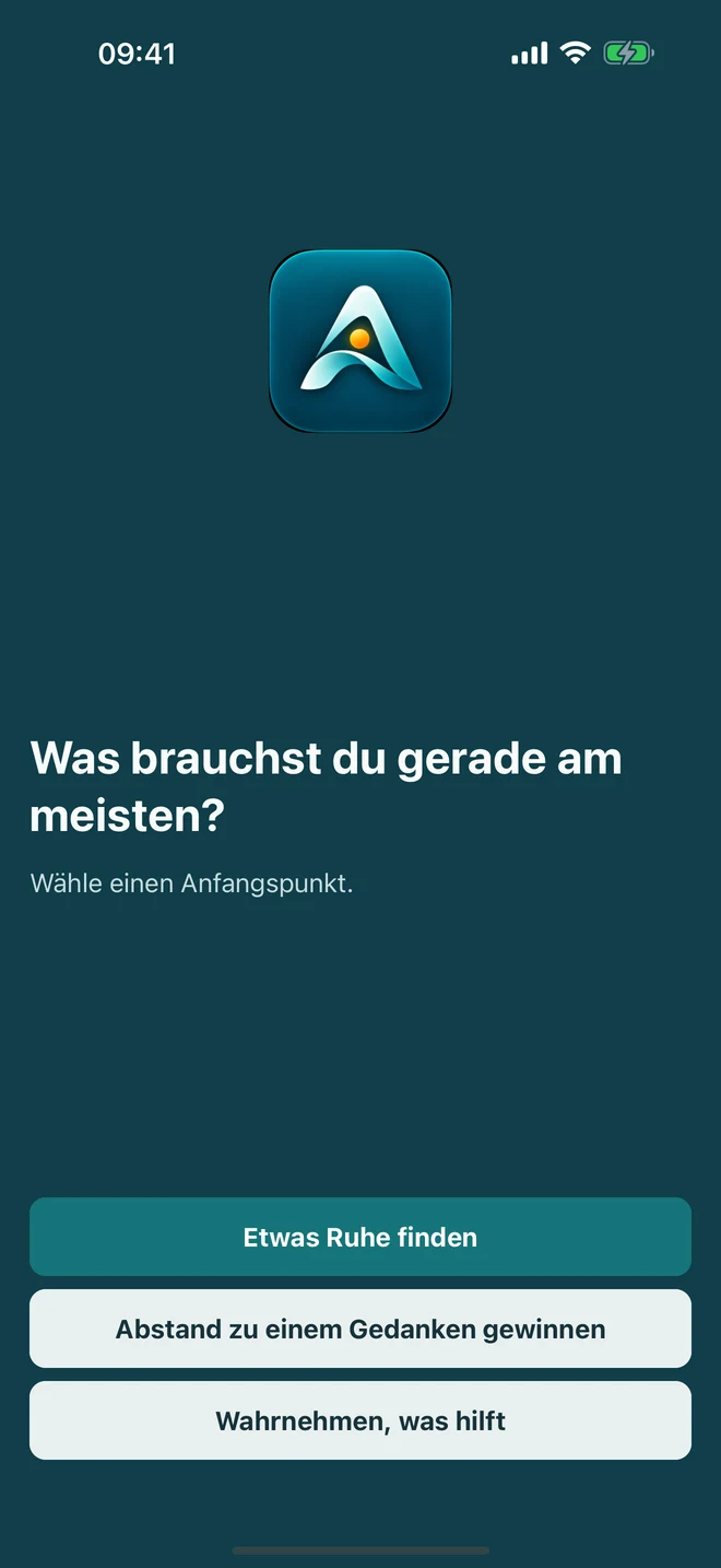 Eine kurze Auswahl für den ersten hilfreichen Moment, ausgehend vom aktuellen Bedürfnis.