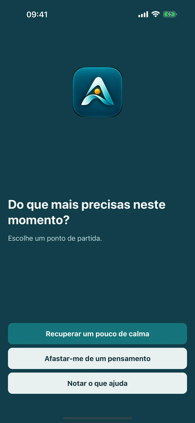 Uma escolha breve para obter um primeiro valor a partir daquilo de que a pessoa precisa agora.